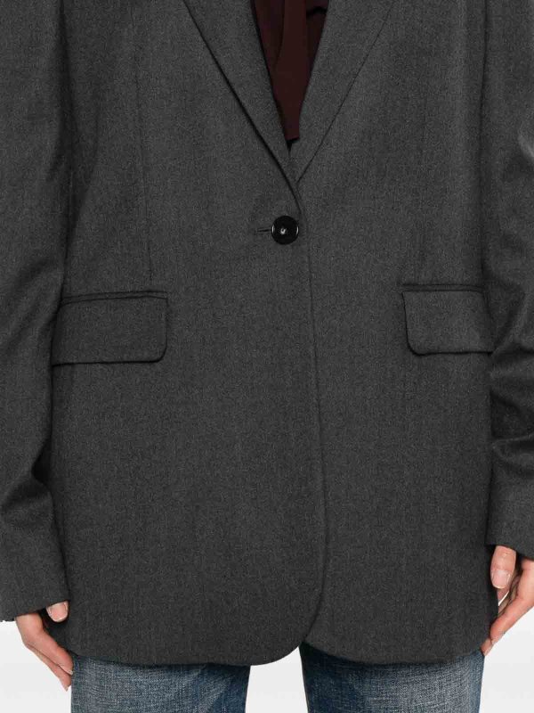 STELLA McCARTNEY: Vestes de costume online - Blazer - Gris