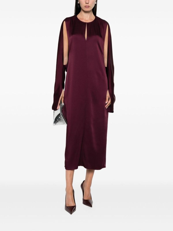 STELLA McCARTNEY buy online 膝丈ドレス - ダークレッド