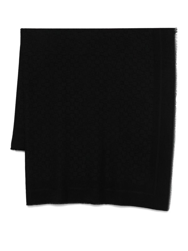 ELISABETTA FRANCHI: scarves - Scarf With Logo Pattern