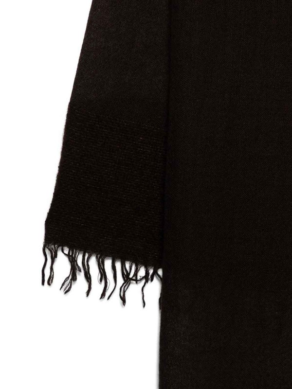 FALIERO SARTI: scarves online - Black Square Scarf