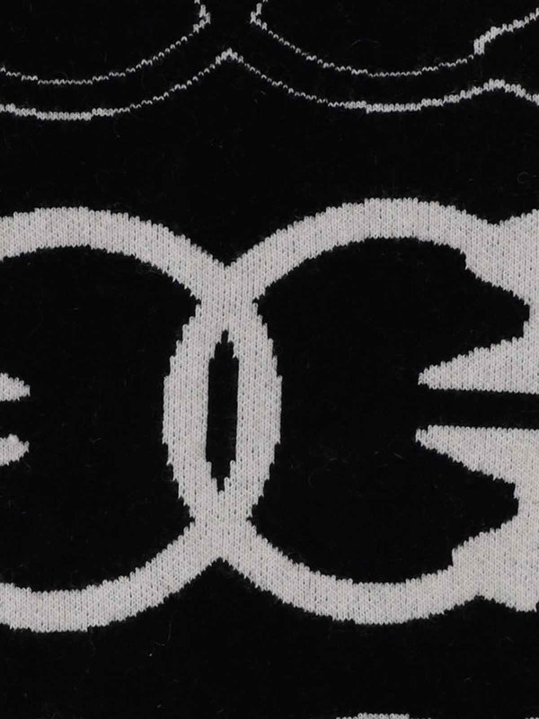 The Best Shops Pinko: scarves - Scarf With Jacquard Love Birds Logo