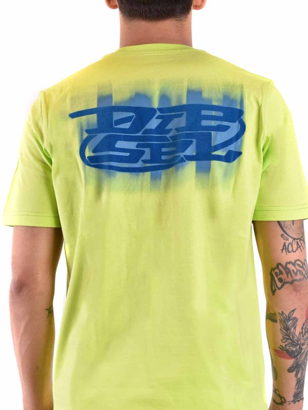 DIESEL buy online T-Shirt - Gelb