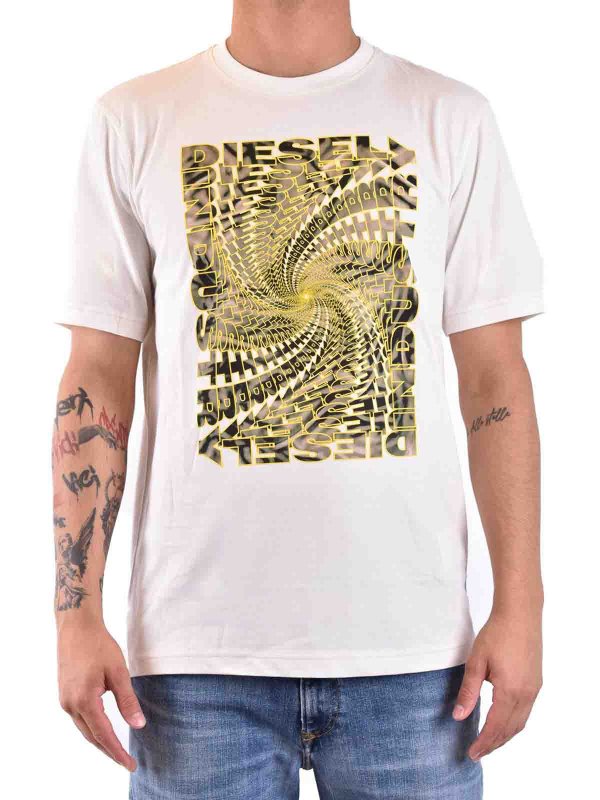 DIESEL: Camisetas online - Camiseta - Blanco