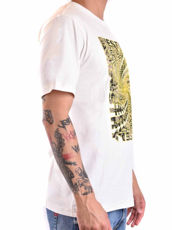 The Best Shops DIESEL: Camisetas - Camiseta - Blanco