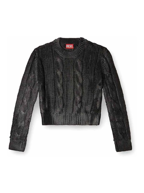 DIESEL: Suéteres con cuello pico - Suéter Cuello Redondo