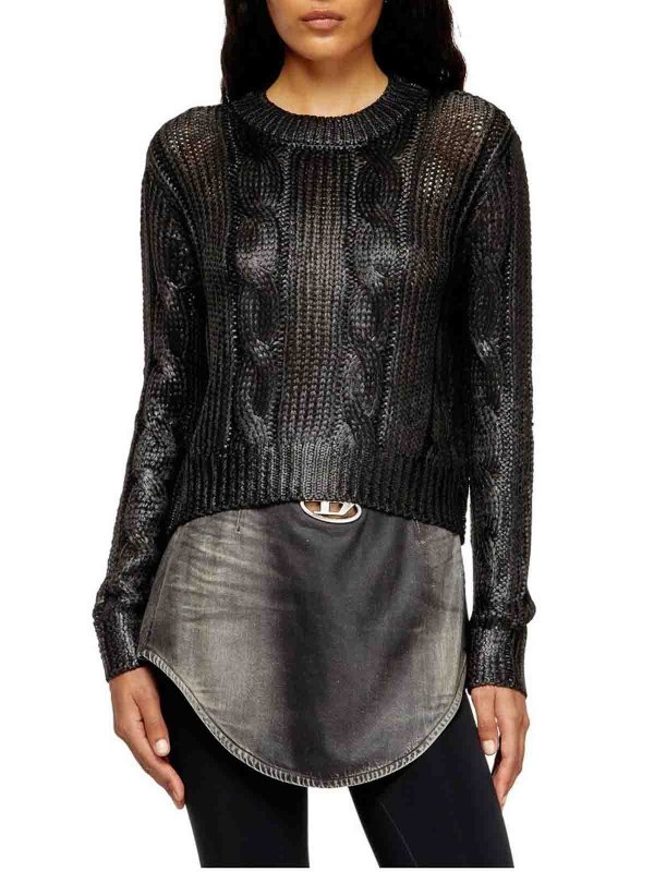 The Best Shops DIESEL: Suéteres con cuello pico - Suéter Cuello Redondo