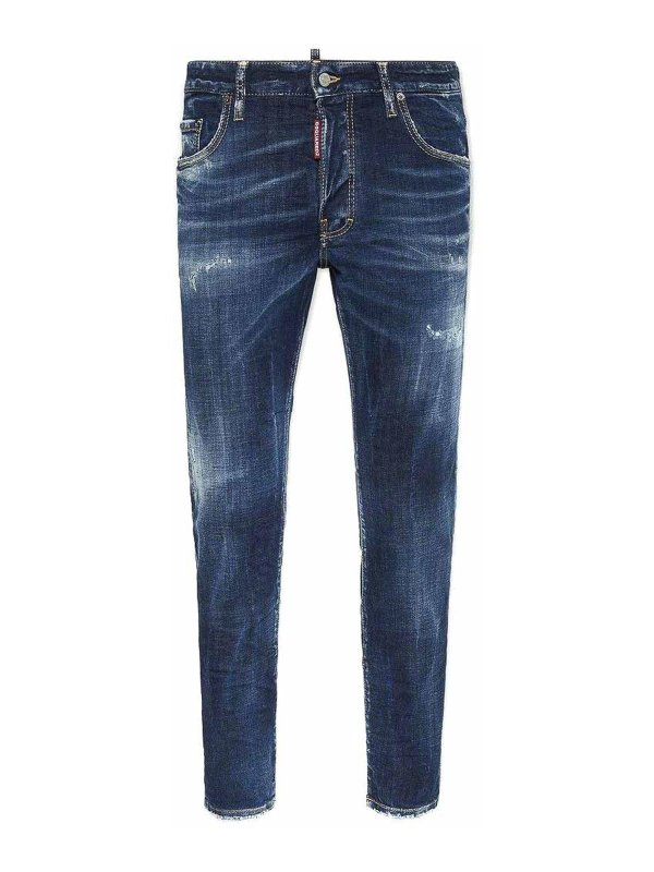 DSQUARED2: straight leg jeans - Jeans