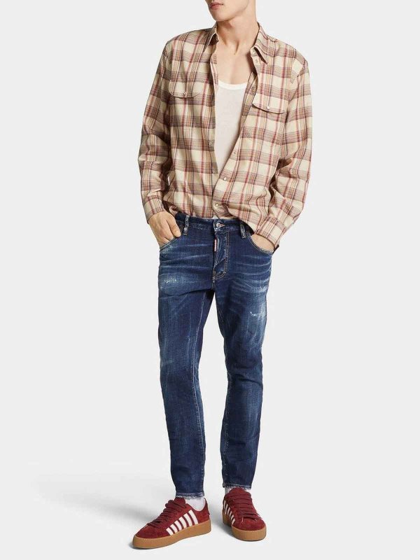 DSQUARED2: straight leg jeans online - Jeans