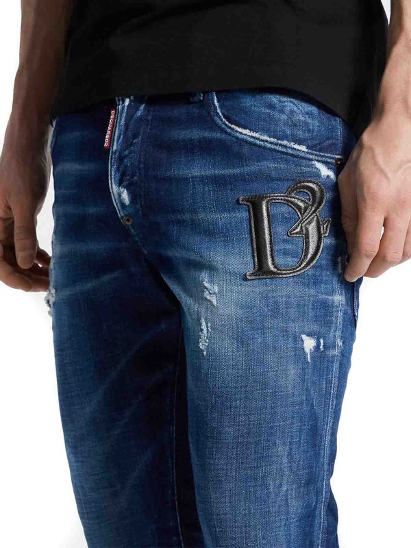 Jean Droit - Bleu shop online: DSQUARED2