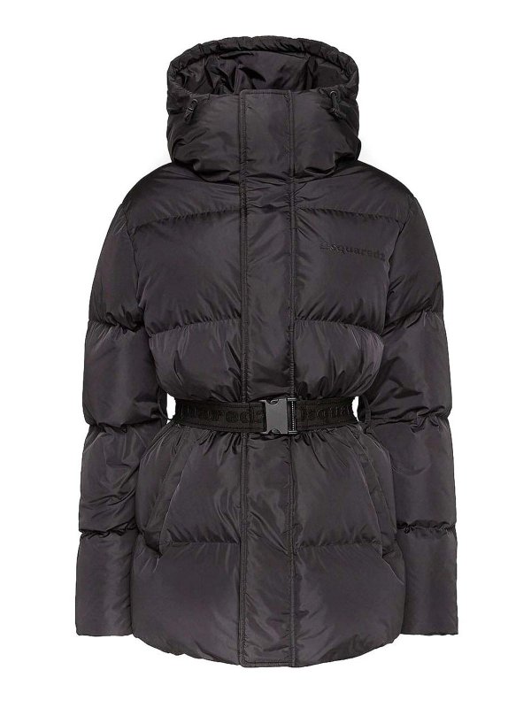 DSQUARED2: Manteaux au genou - Manteau Au Genou - Noir