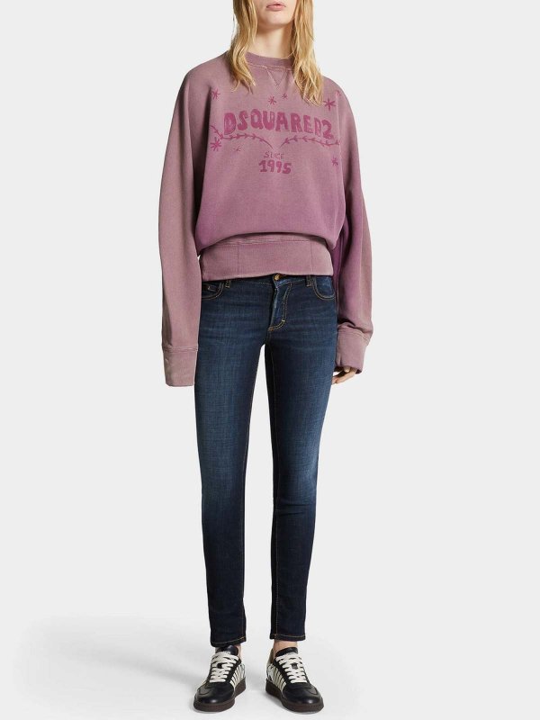The Best Shops DSQUARED2: Skinny Jeans - Skinny Jeans - Blau