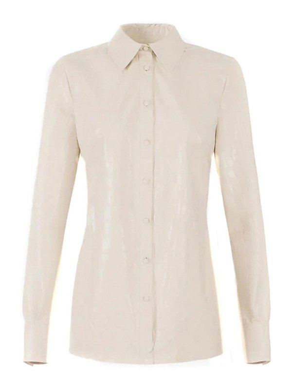 ELISABETTA FRANCHI: Camisas - Camisa - Blanco