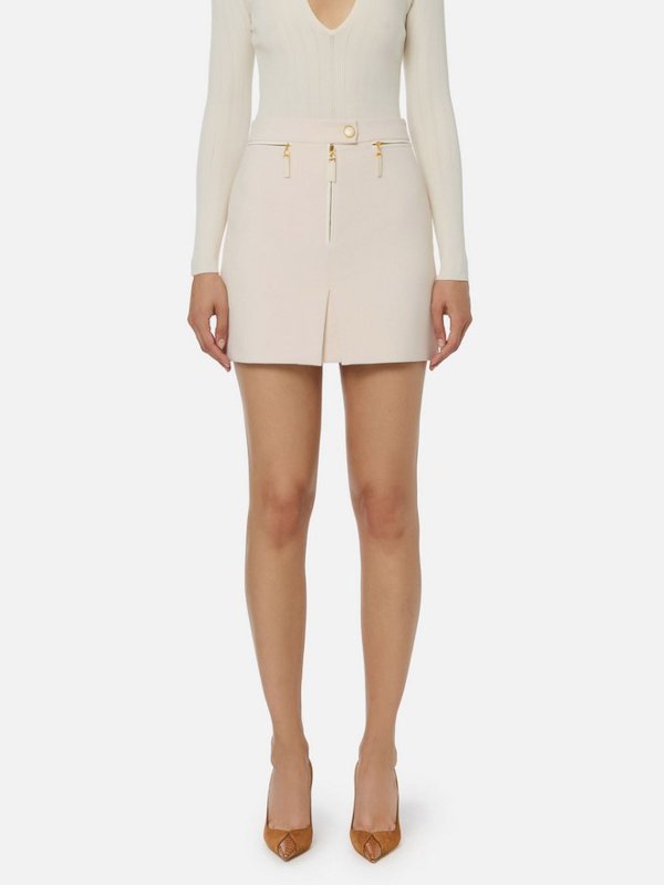 ELISABETTA FRANCHI: ニーレングススカート＆ミディ丈 online - 膝丈/ミディスカート - 白