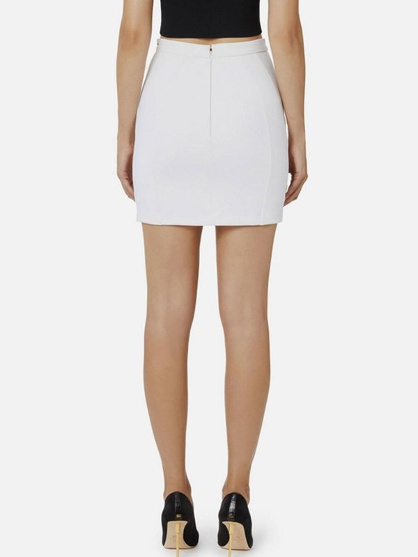 The Best Shops ELISABETTA FRANCHI: Knielange und Midi Röcke - Midirock - Weiß