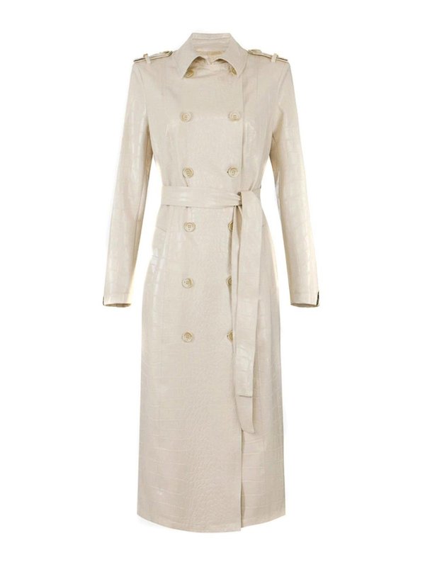 ELISABETTA FRANCHI: trench coats - Coats
