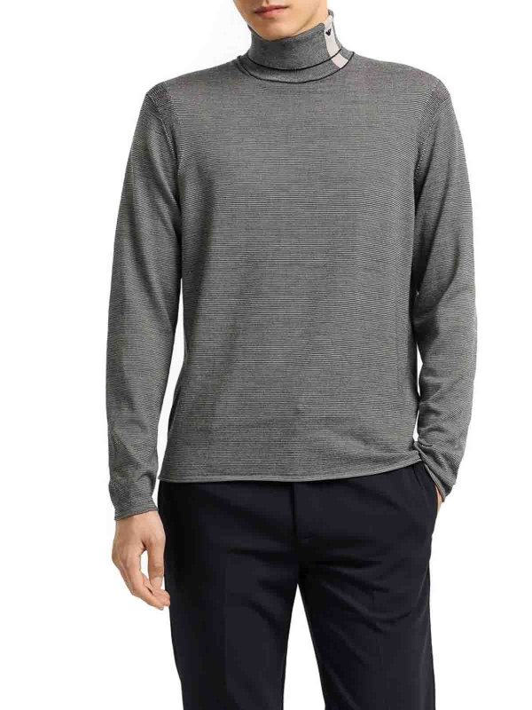 EMPORIO ARMANI: Pull col rond online - Pull Col Rond - Gris