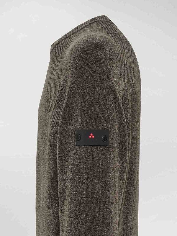 PEUTEREY: Strickpullover mit Rundhalsausschnitt online - Rundhalspullover - Braun