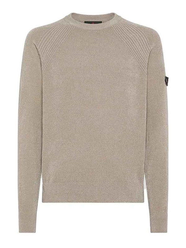 PEUTEREY: Suéteres con cuello pico - Suéter Cuello Redondo - Blanco