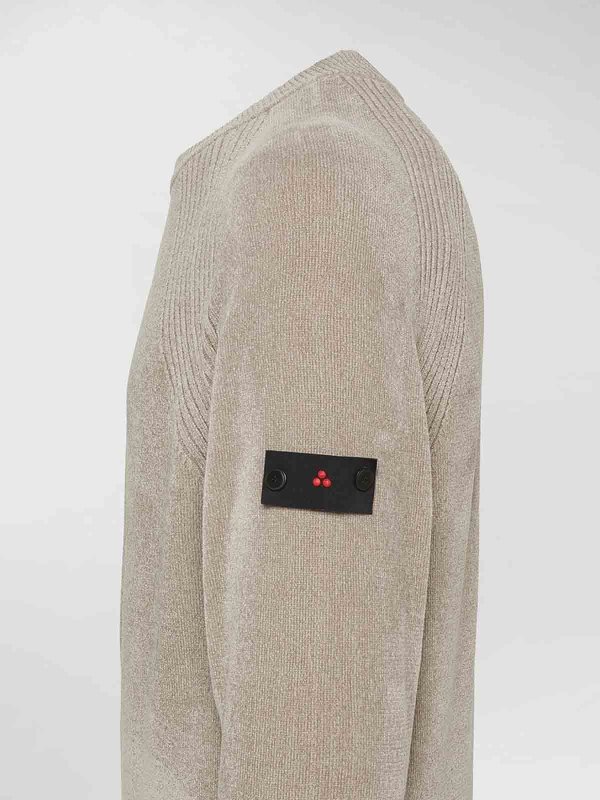 PEUTEREY: Suéteres con cuello pico online - Suéter Cuello Redondo - Blanco