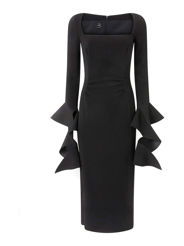Pinko: Vestidos largos - Vestido Largo - Negro