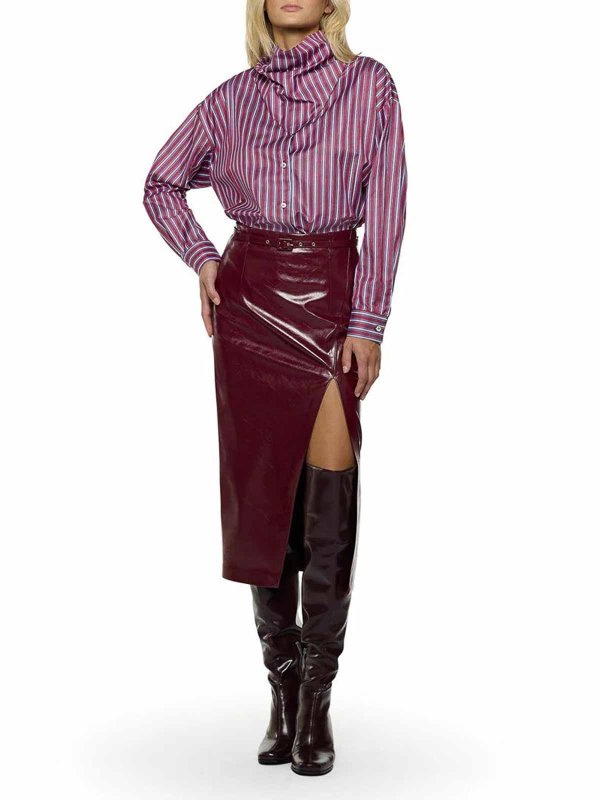 SIMONA CORSELLINI: Jupes midi et au genou online - Jupe Midi - Rouge Brun