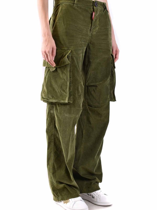The Best Shops DSQUARED2: Pantalones casual - Pantalón Casual - Verde