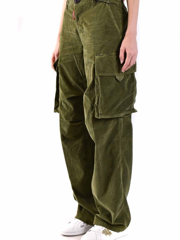 Pantalón Casual - Verde shop online: DSQUARED2