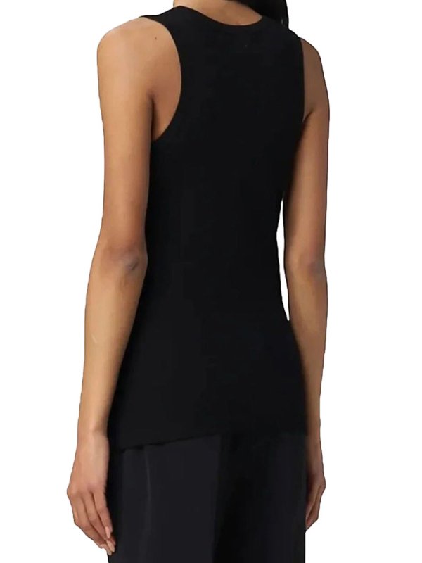 The Best Shops Pinko: Tops y camisetas sin mangas - Top - Negro