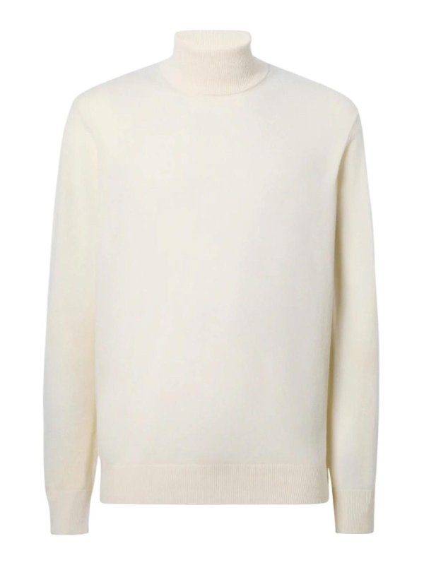 MC2 SAINT BARTH: Rollkragenpullover  und Polo-Ausschnitt - Rollkragenpullover - Weiß