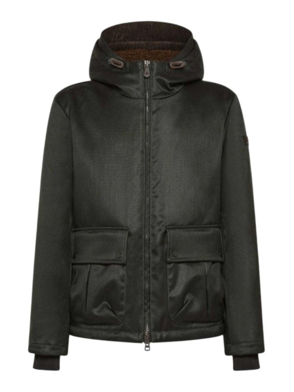 PEUTEREY: Knielange Mäntel - Knielanger Mantel - Grün