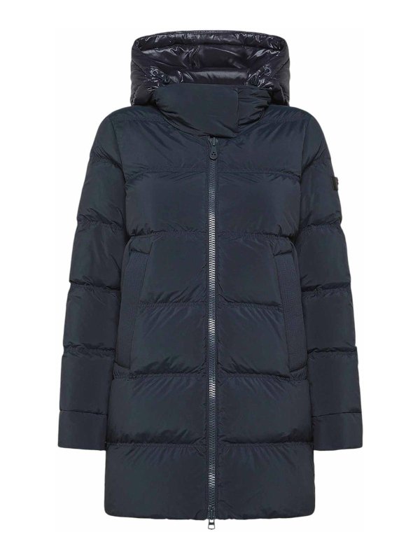 PEUTEREY: ニーレングスコート - 膝丈コート - ブルー