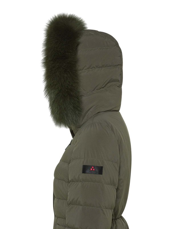 PEUTEREY: Abrigos de borreguito y piel  online - Abrigo De Piel - Verde