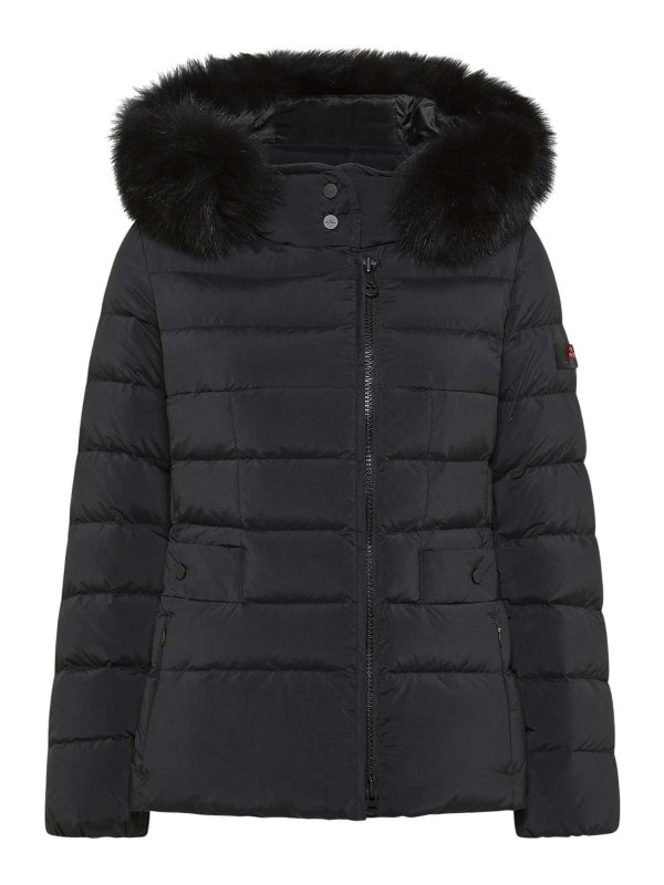 PEUTEREY: Abrigos de borreguito y piel  - Abrigo De Piel - Negro