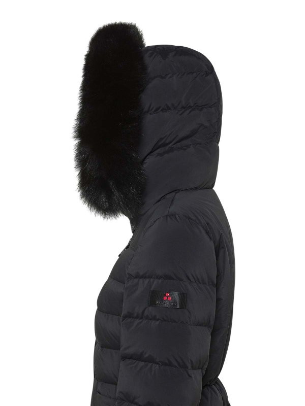 PEUTEREY: Abrigos de borreguito y piel  online - Abrigo De Piel - Negro