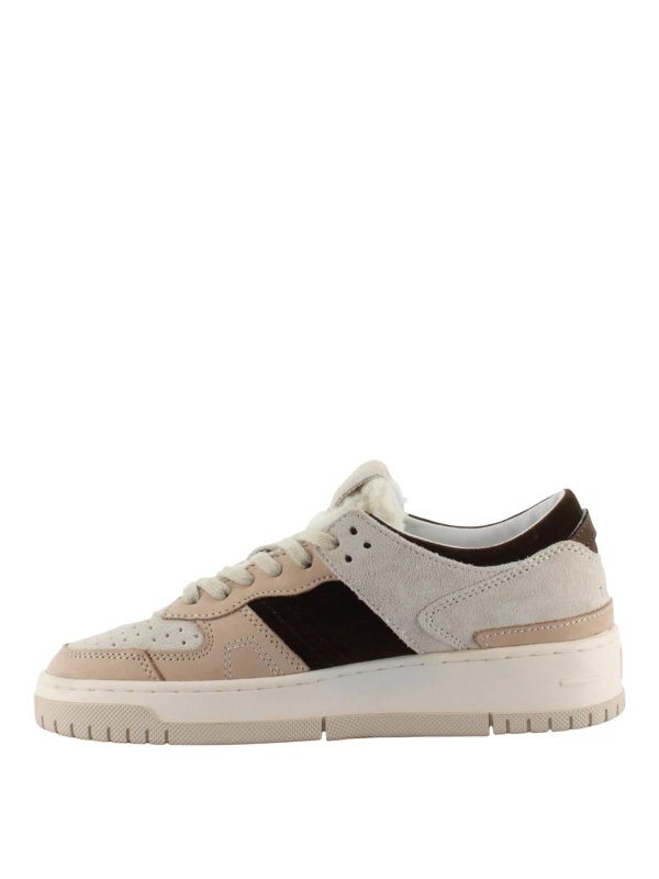 D.A.T.E.: Zapatillas online - Zapatillas - Color Carne Y Neutral