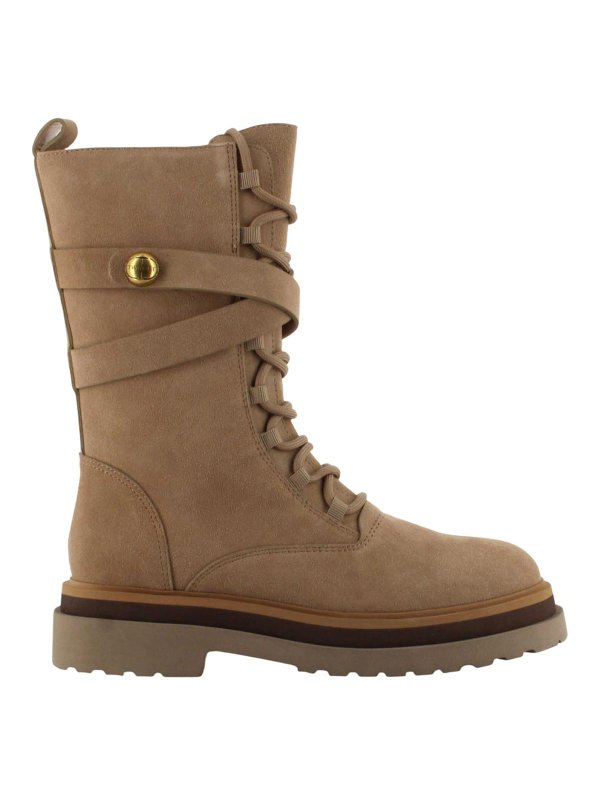 TWINSET: Stiefel - Stiefel - Beige