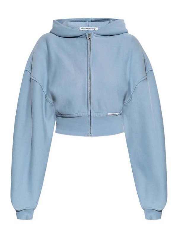 ALEXANDER WANG: Sweatshirts und Pullover - Sweatshirt - Blau