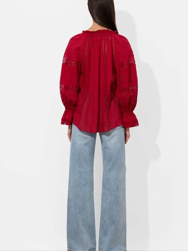 The Best Shops ALICE+OLIVIA: Blusas - Blusa - Rojo Oscuro