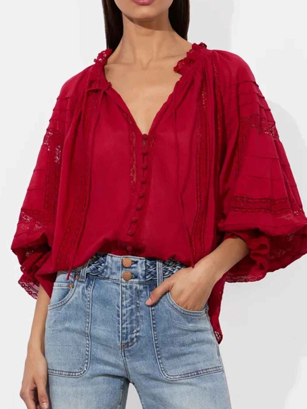 ALICE+OLIVIA buy online Blusa - Rojo Oscuro