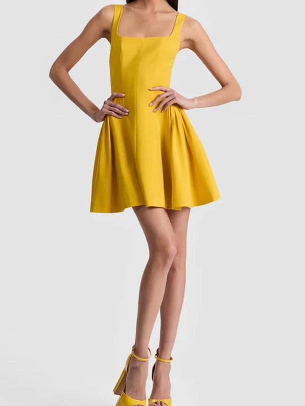 Yellow dress shop online: ALICE+OLIVIA
