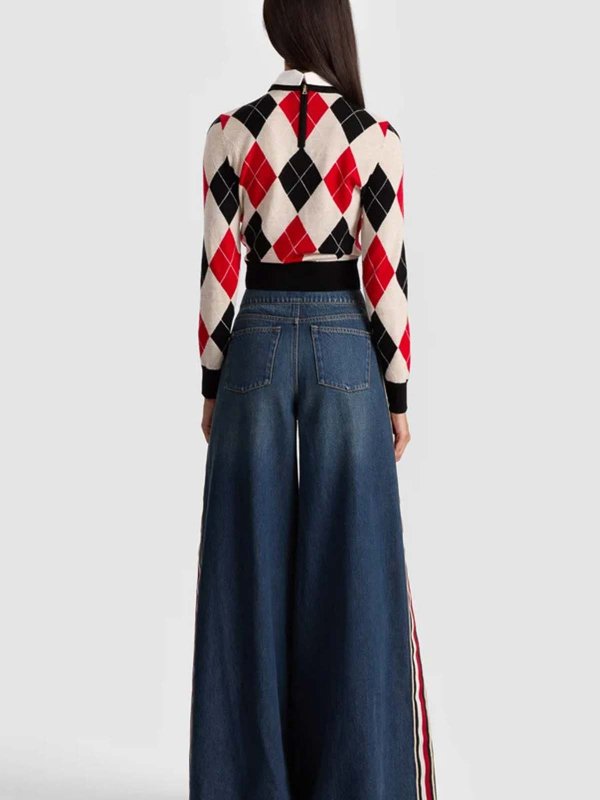 The Best Shops ALICE+OLIVIA: Pull col rond - Pull Col Rond - Multicolore
