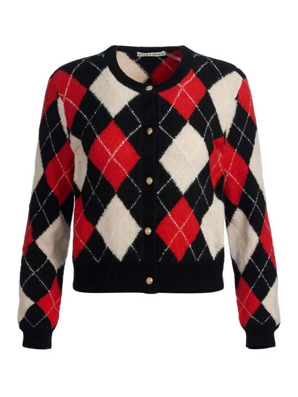ALICE+OLIVIA: cardigans - Carolee Argyle Cardigan