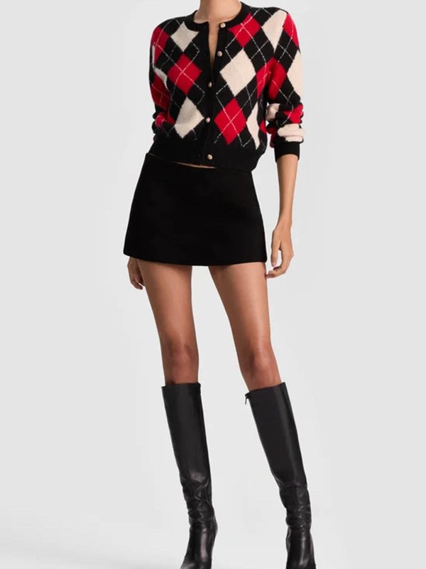 ALICE+OLIVIA: cardigans online - Carolee Argyle Cardigan