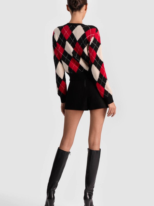 The Best Shops ALICE+OLIVIA: cardigans - Carolee Argyle Cardigan
