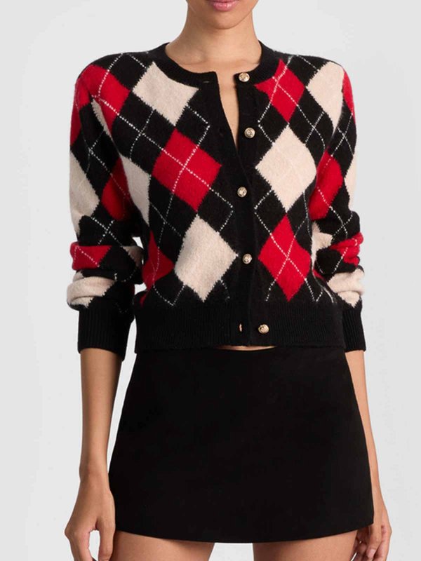ALICE+OLIVIA buy online Carolee Argyle Cardigan