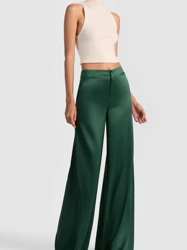 Pantalón Casual - Verde shop online: ALICE+OLIVIA
