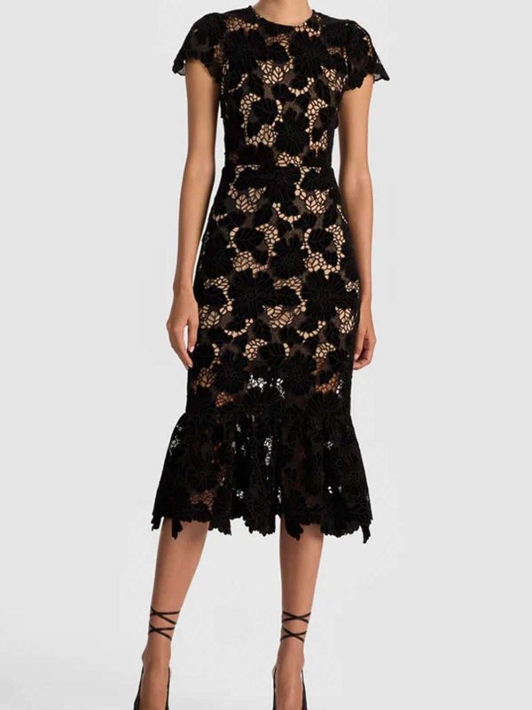 ALICE+OLIVIA: Suéteres con cuello pico online - Suéter Cuello Redondo - Negro