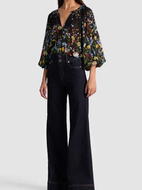 ALICE+OLIVIA: Schlagjeans online - Schlagjeans - Denim