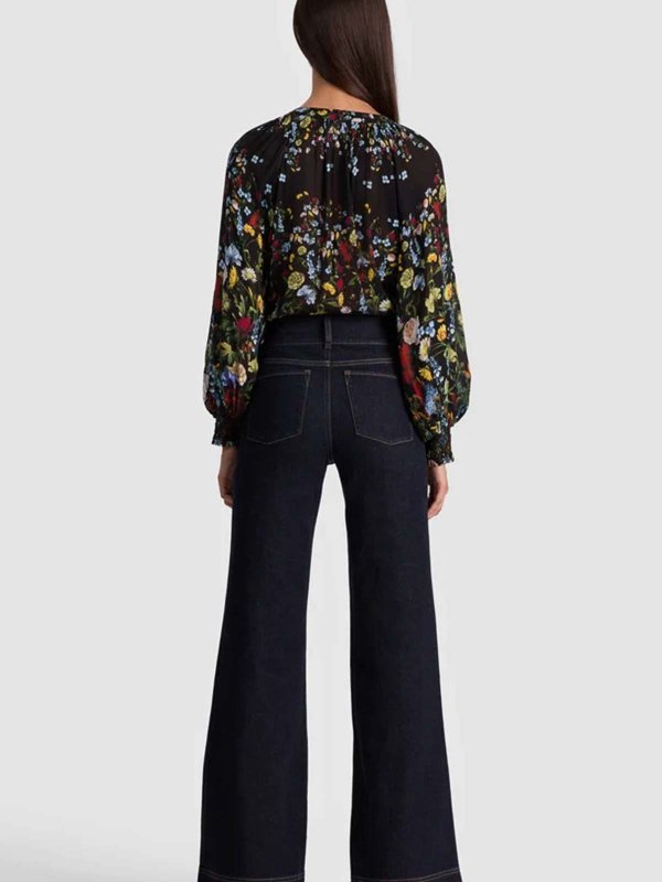 The Best Shops ALICE+OLIVIA: Schlagjeans - Schlagjeans - Denim