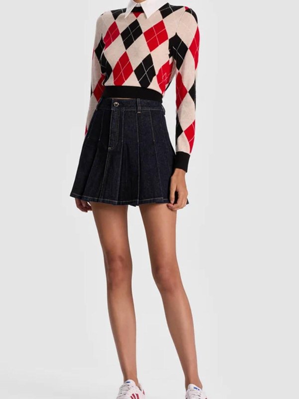 ミニスカート - デニム shop online: ALICE+OLIVIA